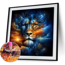 Load image into Gallery viewer, Lion'S Head In The Starry Sky 40*40CM(Picture) Full Square Drill Diamond Painting