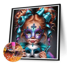 Load image into Gallery viewer, Clown Child 30*30CM(Canvas) Full Round Drill Diamond Painting