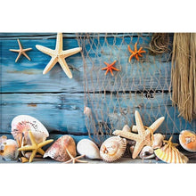Load image into Gallery viewer, Rope Net Starfish 40*60CM(Canvas) Full Round Drill Diamond Painting