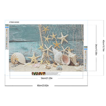 Load image into Gallery viewer, Seashell Starfish 40*60CM(Canvas) Full Round Drill Diamond Painting