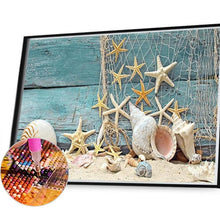 Load image into Gallery viewer, Seashell Starfish 40*60CM(Canvas) Full Round Drill Diamond Painting