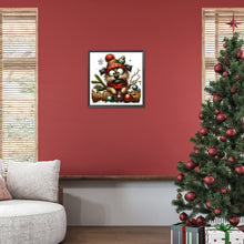 Load image into Gallery viewer, Christmas Puppy 30*30CM(Canvas) Full Round Drill Diamond Painting