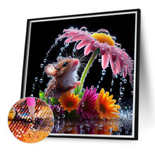 Load image into Gallery viewer, Crystal Daisy Mouse 40*40CM(Canvas) Full Round Drill Diamond Painting