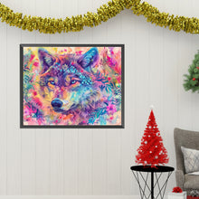 Load image into Gallery viewer, Colorful Wolf 50*40CM(Picture) Full Square Drill Diamond Painting