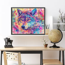 Load image into Gallery viewer, Colorful Wolf 50*40CM(Picture) Full Square Drill Diamond Painting