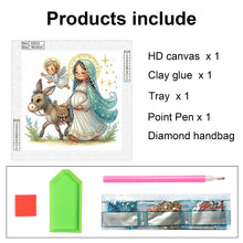 Load image into Gallery viewer, The Virgin Mary 30*30CM(Canvas) Partial Special Shaped Drill Diamond Painting