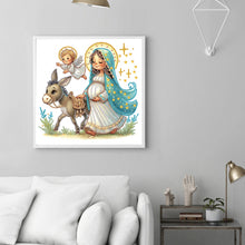 Load image into Gallery viewer, The Virgin Mary 30*30CM(Canvas) Partial Special Shaped Drill Diamond Painting