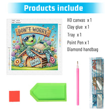 Load image into Gallery viewer, Funny Turtle 30*30CM(Canvas) Partial Special Shaped Drill Diamond Painting