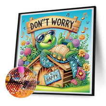 Load image into Gallery viewer, Funny Turtle 30*30CM(Canvas) Partial Special Shaped Drill Diamond Painting