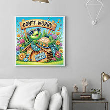 Load image into Gallery viewer, Funny Turtle 30*30CM(Canvas) Partial Special Shaped Drill Diamond Painting