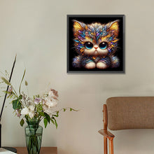 Load image into Gallery viewer, Big-Eyed Cat 30*30CM(Canvas) Full Round Drill Diamond Painting