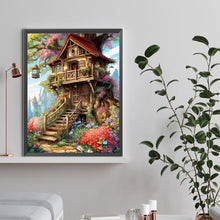 Load image into Gallery viewer, Forest Cabin 30*40CM(Canvas) Full Round Drill Diamond Painting