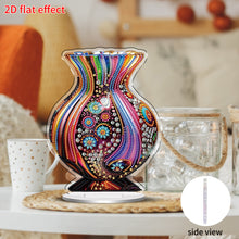 Load image into Gallery viewer, 2D Flat Print Artistic Vase DIY Desktop Diamond Art Kits Double-Sided for Table