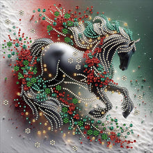 Load image into Gallery viewer, Artistic Horse 30*30CM(Canvas) Partial Special Shaped Drill Diamond Painting