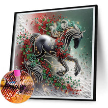 Load image into Gallery viewer, Artistic Horse 30*30CM(Canvas) Partial Special Shaped Drill Diamond Painting