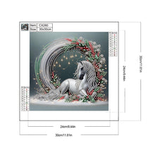 Load image into Gallery viewer, Artistic Horse 30*30CM(Canvas) Partial Special Shaped Drill Diamond Painting
