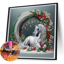 Load image into Gallery viewer, Artistic Horse 30*30CM(Canvas) Partial Special Shaped Drill Diamond Painting