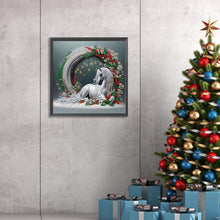 Load image into Gallery viewer, Artistic Horse 30*30CM(Canvas) Partial Special Shaped Drill Diamond Painting