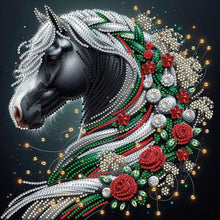 Load image into Gallery viewer, Artistic Horse 30*30CM(Canvas) Partial Special Shaped Drill Diamond Painting