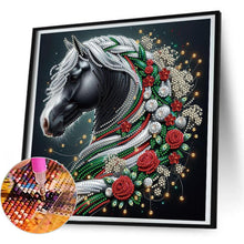 Load image into Gallery viewer, Artistic Horse 30*30CM(Canvas) Partial Special Shaped Drill Diamond Painting