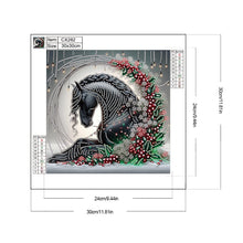 Load image into Gallery viewer, Artistic Horse 30*30CM(Canvas) Partial Special Shaped Drill Diamond Painting