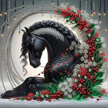 Load image into Gallery viewer, Artistic Horse 30*30CM(Canvas) Partial Special Shaped Drill Diamond Painting