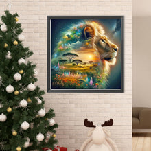 Load image into Gallery viewer, Lion 50*50CM(Canvas) Full Round Drill Diamond Painting