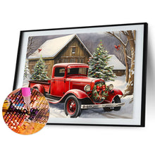 Load image into Gallery viewer, Red Classic Car 40*30CM(Canvas) Full Round Drill Diamond Painting