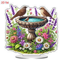 Load image into Gallery viewer, Acrylic 2D Flat Print Garden Pond DIY Desktop Diamond Art Kits for Adults