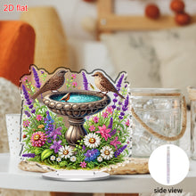 Load image into Gallery viewer, Acrylic 2D Flat Print Garden Pond DIY Desktop Diamond Art Kits for Adults