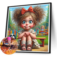 Load image into Gallery viewer, Groom And Girl In The Yard 30*30CM(Canvas) Full Round Drill Diamond Painting