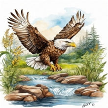 Load image into Gallery viewer, Eagle 30*40CM(Picture) Full Square Drill Diamond Painting