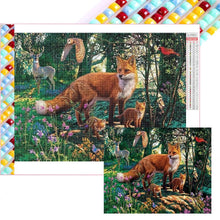 Load image into Gallery viewer, Fox 50*40CM(Picture) Full Square Drill Diamond Painting