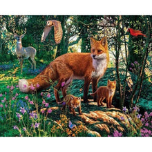 Load image into Gallery viewer, Fox 50*40CM(Picture) Full Square Drill Diamond Painting
