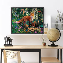 Load image into Gallery viewer, Fox 50*40CM(Picture) Full Square Drill Diamond Painting
