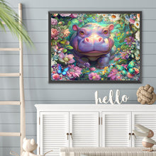 Load image into Gallery viewer, Hippopotamus 40*30CM(Picture) Full Square Drill Diamond Painting