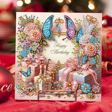 Load image into Gallery viewer, 6PCS DIY Birthday Wishes Diamond Art Greeting Cards Congratulations Cards & Gift