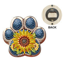 Load image into Gallery viewer, Dog Paw Wooden DIY Bottle Opener Diamond Painting Kit Decorative Kitchen Tool
