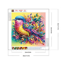 Load image into Gallery viewer, Colorful Birds And Flowers 30*30CM(Canvas) Partial Special Shaped Drill Diamond Painting