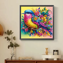 Load image into Gallery viewer, Colorful Birds And Flowers 30*30CM(Canvas) Partial Special Shaped Drill Diamond Painting