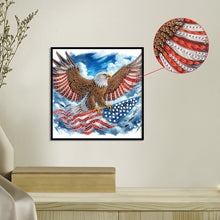 Load image into Gallery viewer, Eagle 30*30CM(Canvas) Partial Special Shaped Drill Diamond Painting