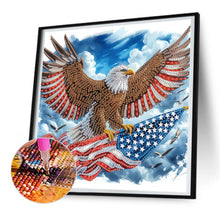 Load image into Gallery viewer, Eagle 30*30CM(Canvas) Partial Special Shaped Drill Diamond Painting