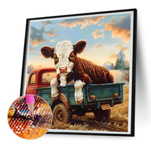 Load image into Gallery viewer, Cow 30*30CM(Canvas) Full Round Drill Diamond Painting