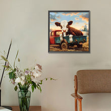 Load image into Gallery viewer, Cow 30*30CM(Canvas) Full Round Drill Diamond Painting