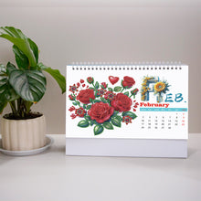 Load image into Gallery viewer, 2025 Special Shape Beverage Diamond Painting Desk Calendar for Home Office