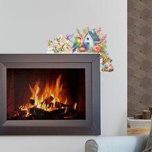 Load image into Gallery viewer, 2D Flat Pattern Flower Bird House Door Frame Decorations for Party Favors