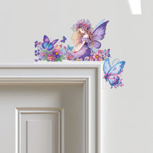 Load image into Gallery viewer, 2D Flat Pattern Butterfly Diamond Door Frame Decorations for Party Favors