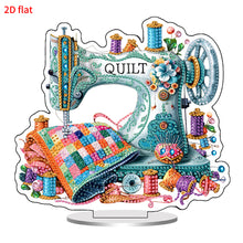Load image into Gallery viewer, Acrylic Special Shape Flower Sewing Tool Diamond Painting Desktop Decorations