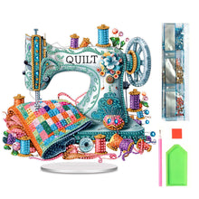 Load image into Gallery viewer, Acrylic Special Shape Flower Sewing Tool Diamond Painting Desktop Decorations