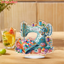 Load image into Gallery viewer, Acrylic Special Shape Flower Sewing Tool Diamond Painting Desktop Decorations